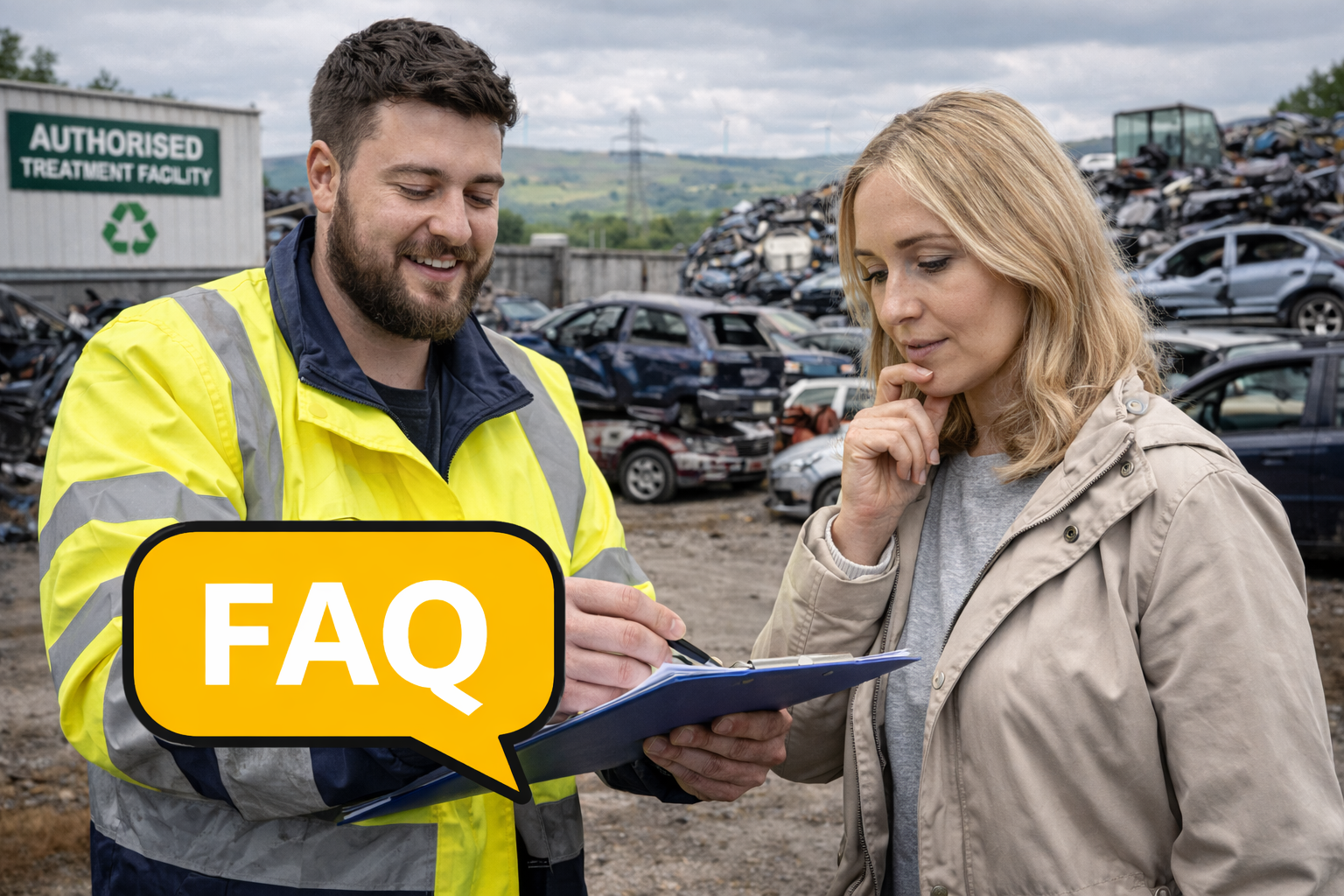 Scrap car FAQs and advice in Adlington